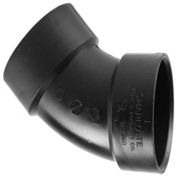 2 45DEG HxH Ell, Charlotte Pipe And Foundry, Mfr#: ABS 00321  0800HA